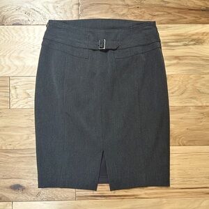 Express Heather Grey Pencil Skirt